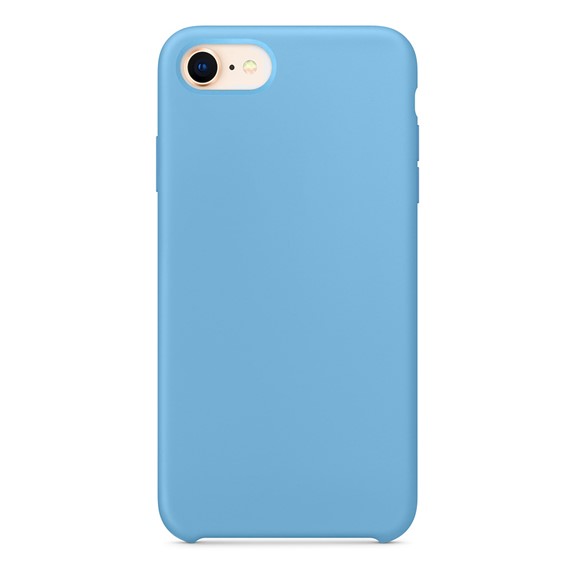 Apple iPhone SE 2020 CaseUp Slim Liquid Silicone Kılıf Mavi 2